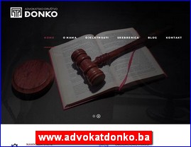 Advokati, advokatske kancelarije, www.advokatdonko.ba