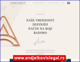 Advokati, advokatske kancelarije, www.andjelkoviclegal.rs