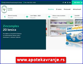 Lekovi, preparati, apoteke, www.apotekavranje.rs
