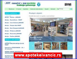 Lekovi, preparati, apoteke, www.apotekeivancic.rs