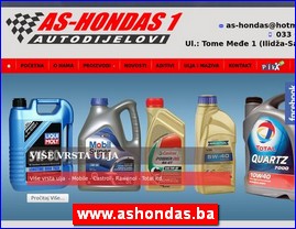 Automobili, servisi, delovi, www.ashondas.ba
