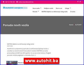 Automobili, servisi, delovi, www.autohit.ba