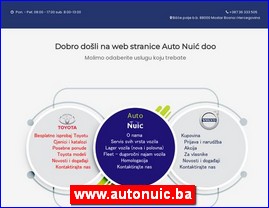 Automobili, servisi, delovi, www.autonuic.ba