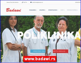 Ordinacije, lekari, bolnice, banje, laboratorije, www.badawi.rs