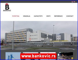 Građevinske firme, Srbija, www.bankovic.rs