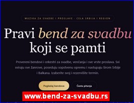 Bend za svadbu, najbolji bendovi za svadbe, najbolji bendovi za proslave, orkestri, Srbija, www.bend-za-svadbu.rs