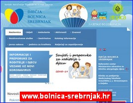 Ordinacije, lekari, bolnice, banje, laboratorije, www.bolnica-srebrnjak.hr