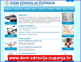 Ordinacije, lekari, bolnice, banje, laboratorije, www.dom-zdravlja-zupanja.hr