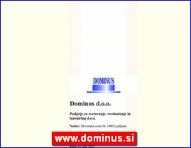 Agencije za ienje, spremanje stanova, www.dominus.si
