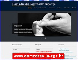 Ordinacije, lekari, bolnice, banje, laboratorije, www.domzdravlja-zgz.hr