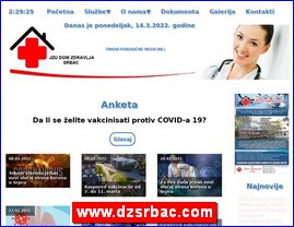 Ordinacije, lekari, bolnice, banje, laboratorije, www.dzsrbac.com