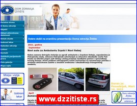 Ordinacije, lekari, bolnice, banje, laboratorije, www.dzzitiste.rs