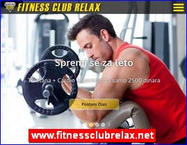 Fitnes, fitness centri, teretane, www.fitnessclubrelax.net