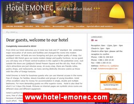 Hoteli, moteli, hosteli,  apartmani, smeštaj, www.hotel-emonec.com