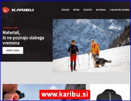 Sportska oprema, www.karibu.si