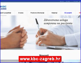Ordinacije, lekari, bolnice, banje, laboratorije, www.kbc-zagreb.hr
