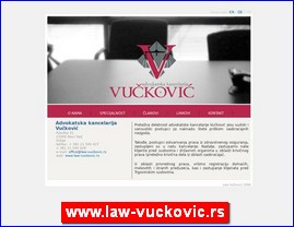 Advokati, advokatske kancelarije, www.law-vuckovic.rs