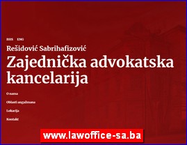 Advokati, advokatske kancelarije, www.lawoffice-sa.ba