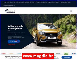 Automobili, servisi, delovi, www.magdic.hr