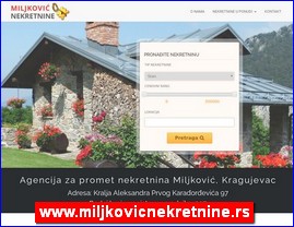 Nekretnine, Srbija, www.miljkovicnekretnine.rs