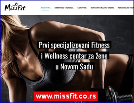 Fitnes, fitness centri, teretane, www.missfit.co.rs