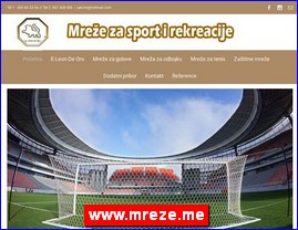 Sportska oprema, www.mreze.me