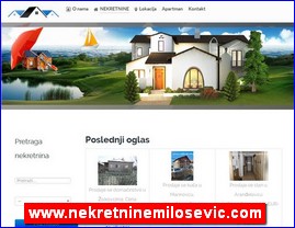 Nekretnine, Srbija, www.nekretninemilosevic.com