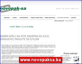 Plastic, rubber, packaging, www.novopaksa.ba