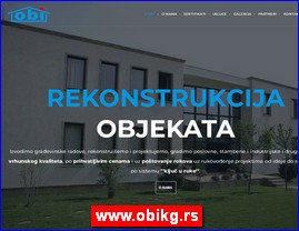 Građevinske firme, Srbija, www.obikg.rs
