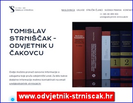 Advokati, advokatske kancelarije, www.odvjetnik-strniscak.hr