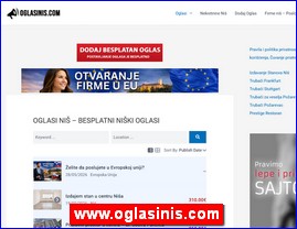Oglasi Ni�, besplatni ni�ki oglasi, mali oglasi, nekretnine, stanovi, �ivotinje, ni�ki poslovni imenik, besplatan oglas, Ni�, www.oglasinis.com