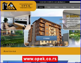 Građevinske firme, Srbija, www.opek.co.rs