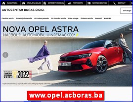 Automobili, servisi, delovi, www.opel.acboras.ba