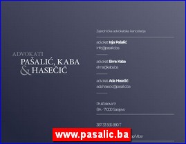 Advokati, advokatske kancelarije, www.pasalic.ba