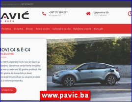Automobili, servisi, delovi, www.pavic.ba