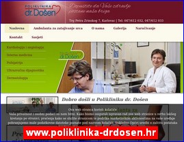 Ordinacije, lekari, bolnice, banje, laboratorije, www.poliklinika-drdosen.hr
