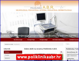 Ordinacije, lekari, bolnice, banje, laboratorije, www.poliklinikaabr.hr