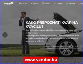 Automobili, servisi, delovi, www.sandor.ba