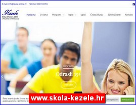 kole stranih jezika, www.skola-kezele.hr