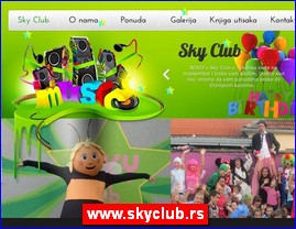 Igraonice, rođendaonice, www.skyclub.rs
