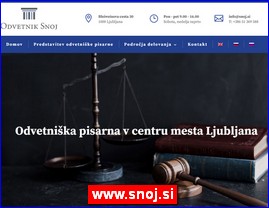 Advokati, advokatske kancelarije, www.snoj.si