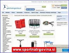 Sportska oprema, www.sportnatrgovina.si