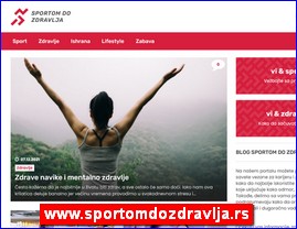 Sportom do zdravlja, Sport, Zdravlje, Ishrana, Lifestyle, Zabava, karijera, posao, slobodno vreme, odmor, www.sportomdozdravlja.rs