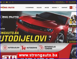 Automobili, servisi, delovi, www.strongauto.ba