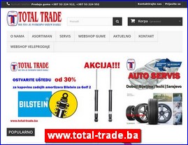 Automobili, servisi, delovi, www.total-trade.ba