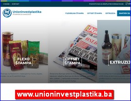 Plastic, rubber, packaging, www.unioninvestplastika.ba