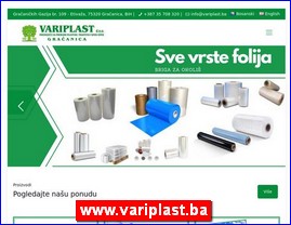 Plastic, rubber, packaging, www.variplast.ba