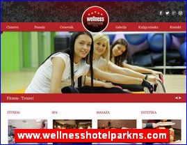 Fitnes, fitness centri, teretane, www.wellnesshotelparkns.com