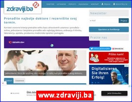 Ordinacije, lekari, bolnice, banje, laboratorije, www.zdraviji.ba
