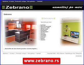 Nameštaj, Srbija, www.zebrano.rs